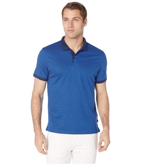 calvin klein men's liquid touch polo